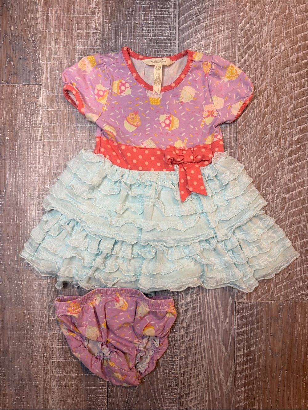Matilda Jane Extra Sprinkles Dress and Bloomers Set